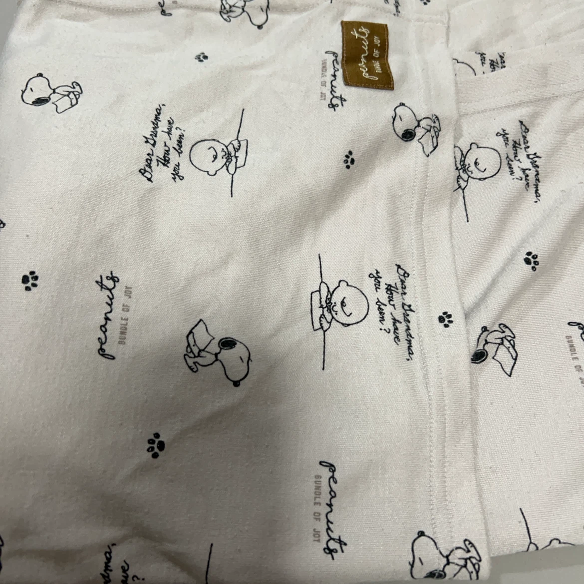 スヌーピー 125×62cm 授乳ケープの写真4枚目