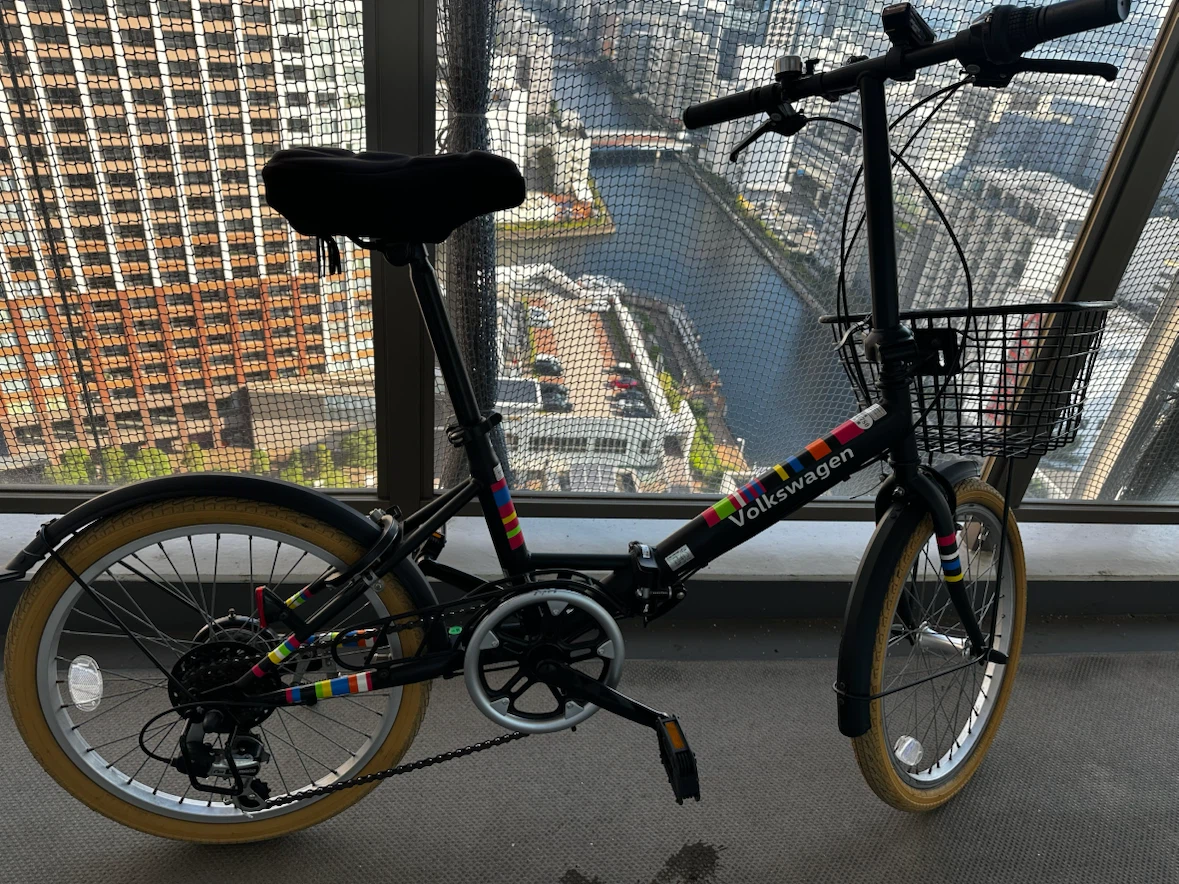 フォルクスワーゲン 折りたたみ自転車 VW-206G (20インチ / 6段変速)の写真2枚目