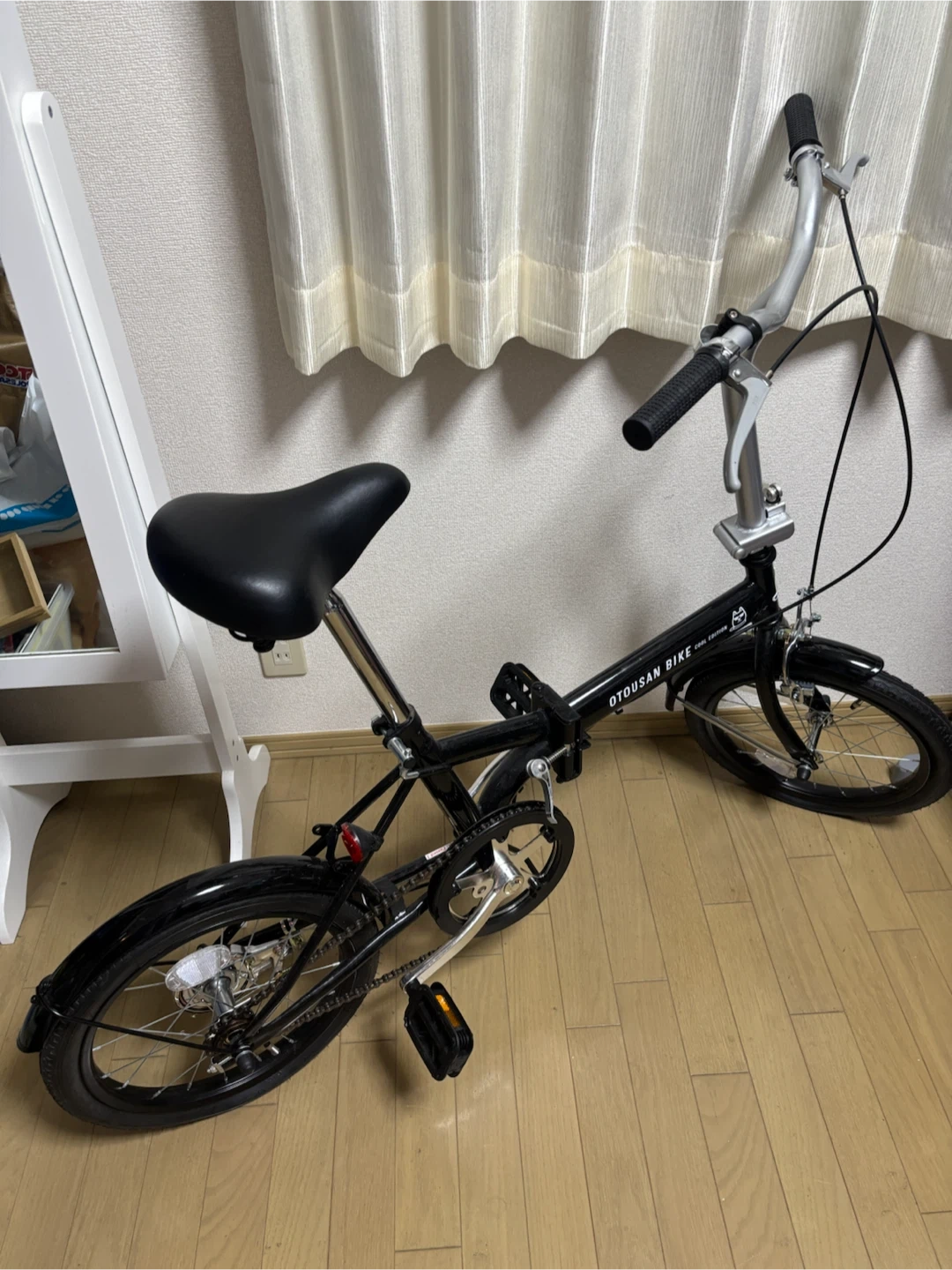 オトウサンバイク 折りたたみ自転車 ブラック
