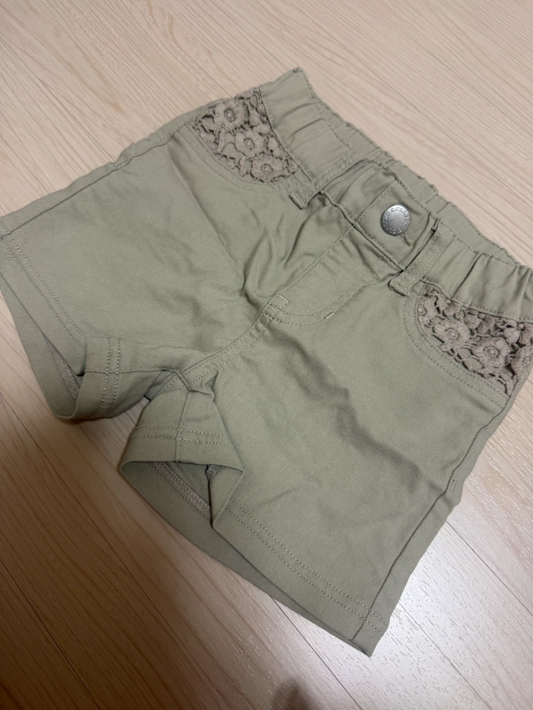キッズ ショートパンツ 2枚セット レースの写真2枚目