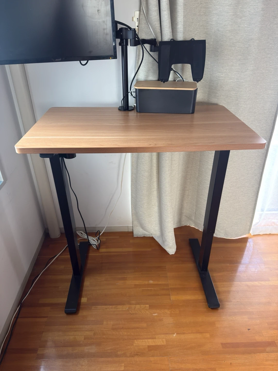 100x60 FlexiSpot 電動昇降デスクモニターアーム