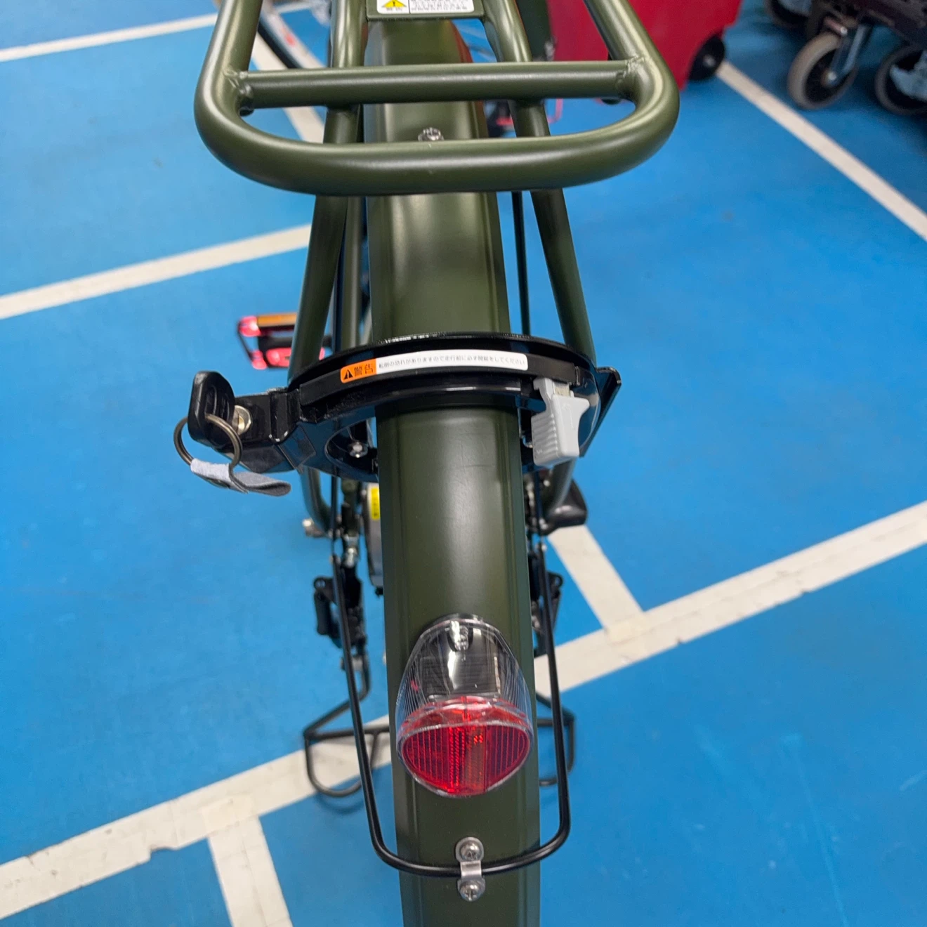 ヤマハ PAS RIN 電動自転車 カーキ26インチの写真10枚目