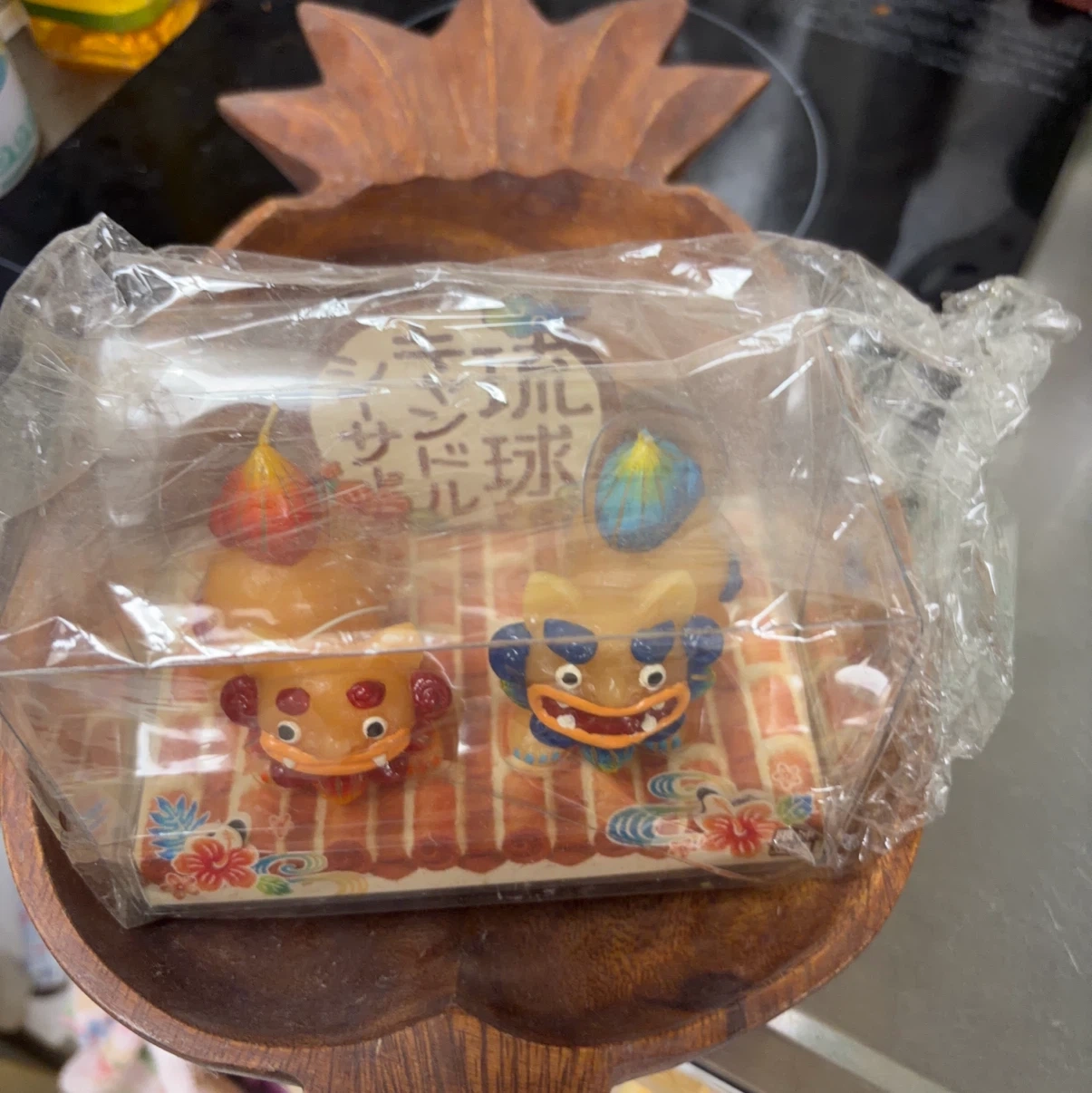 琉球キャンドル シーサー セット