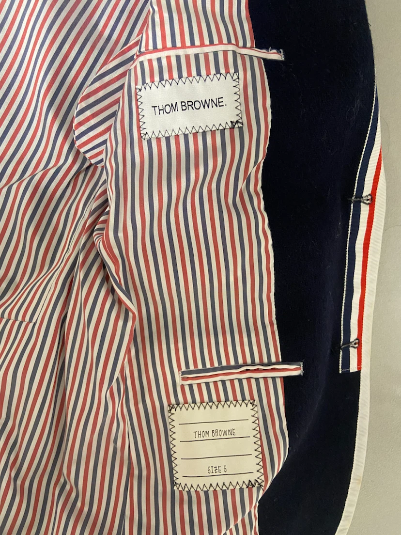 thom browne トムブラウン ジャケット 紺 Sの写真3枚目
