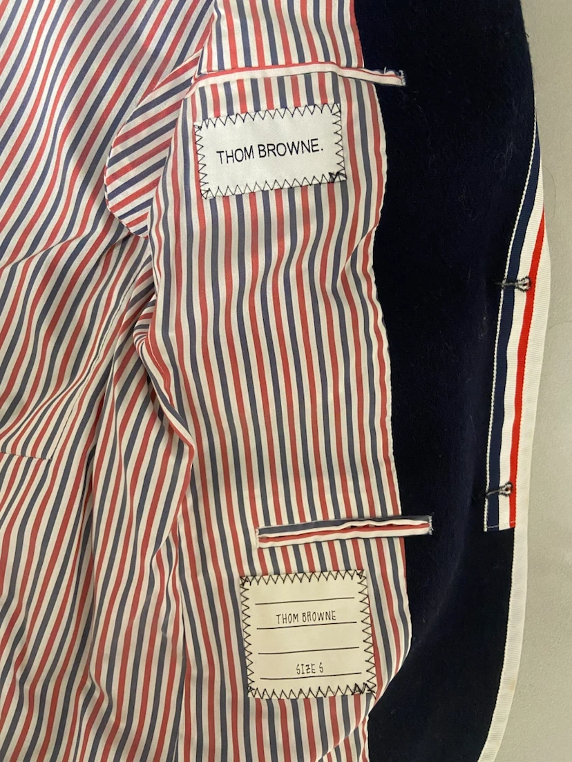 thom browne トムブラウン ジャケット 紺 Sの写真3枚目
