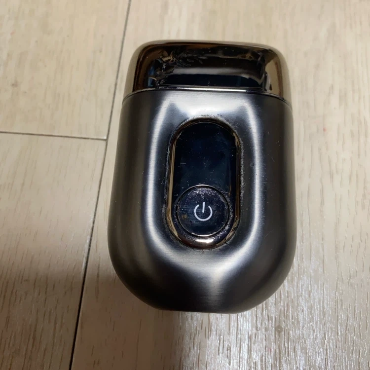 コンパクト電気シェーバー メタリックグレー