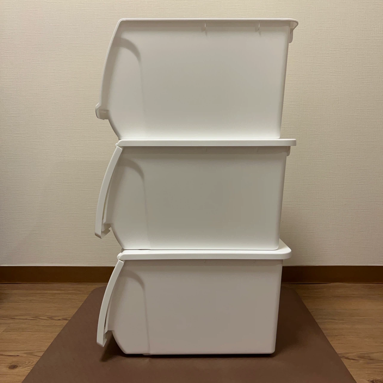 収納ケース 3個セット ホワイトの写真2枚目