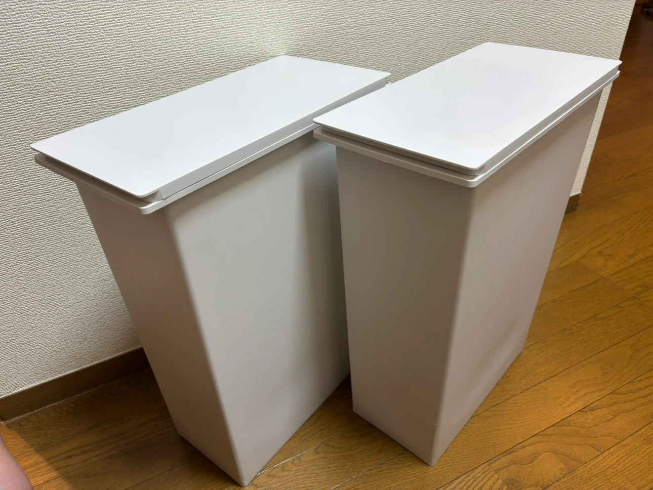 無印良品30Lゴミ箱 2個セット（ふた縦開き）