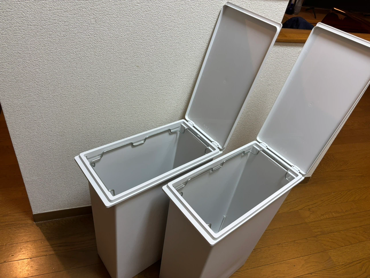 無印良品30Lゴミ箱 2個セット（ふた縦開き）の写真2枚目