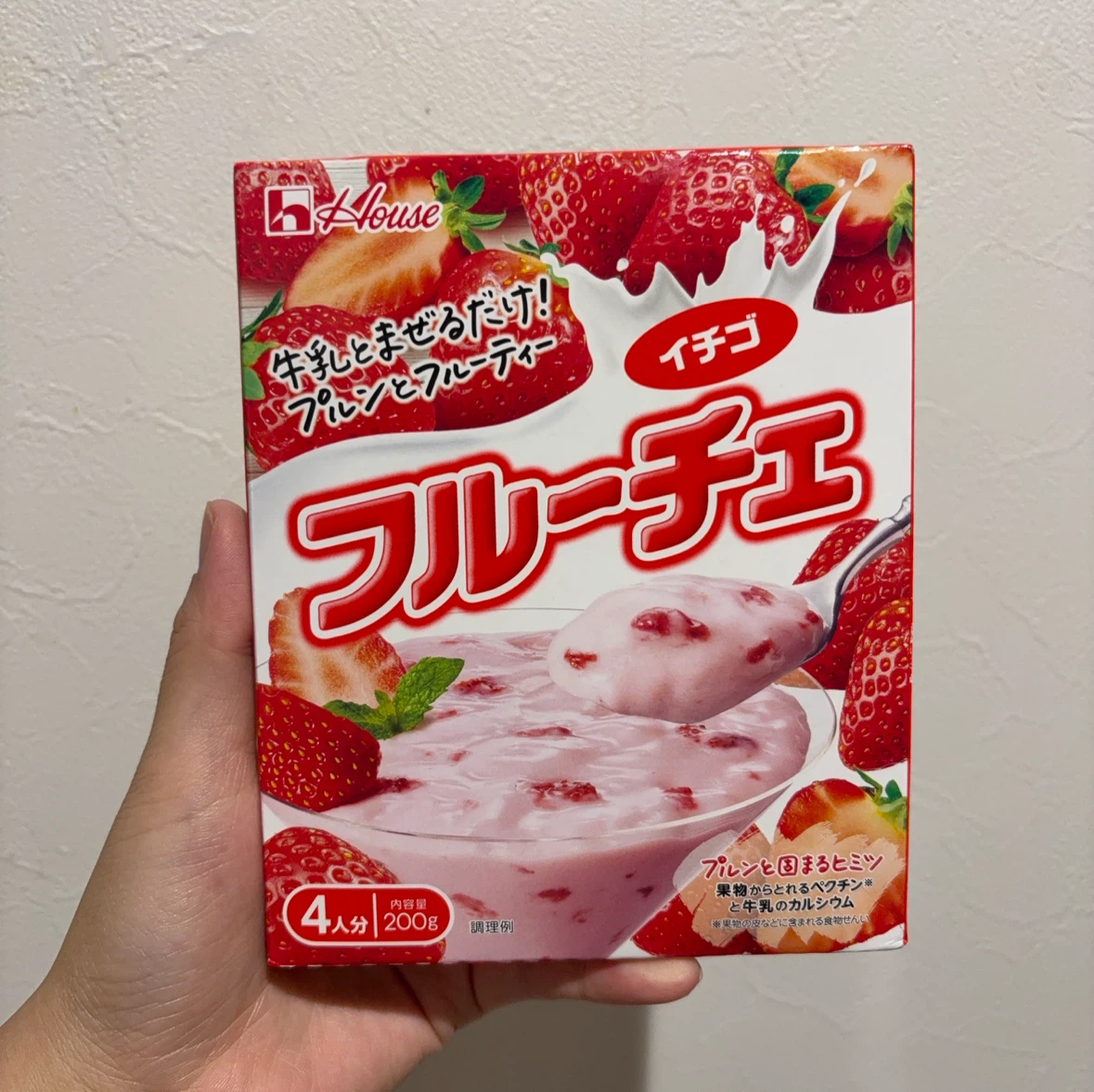 ハウス フルーチェ イチゴ 200g