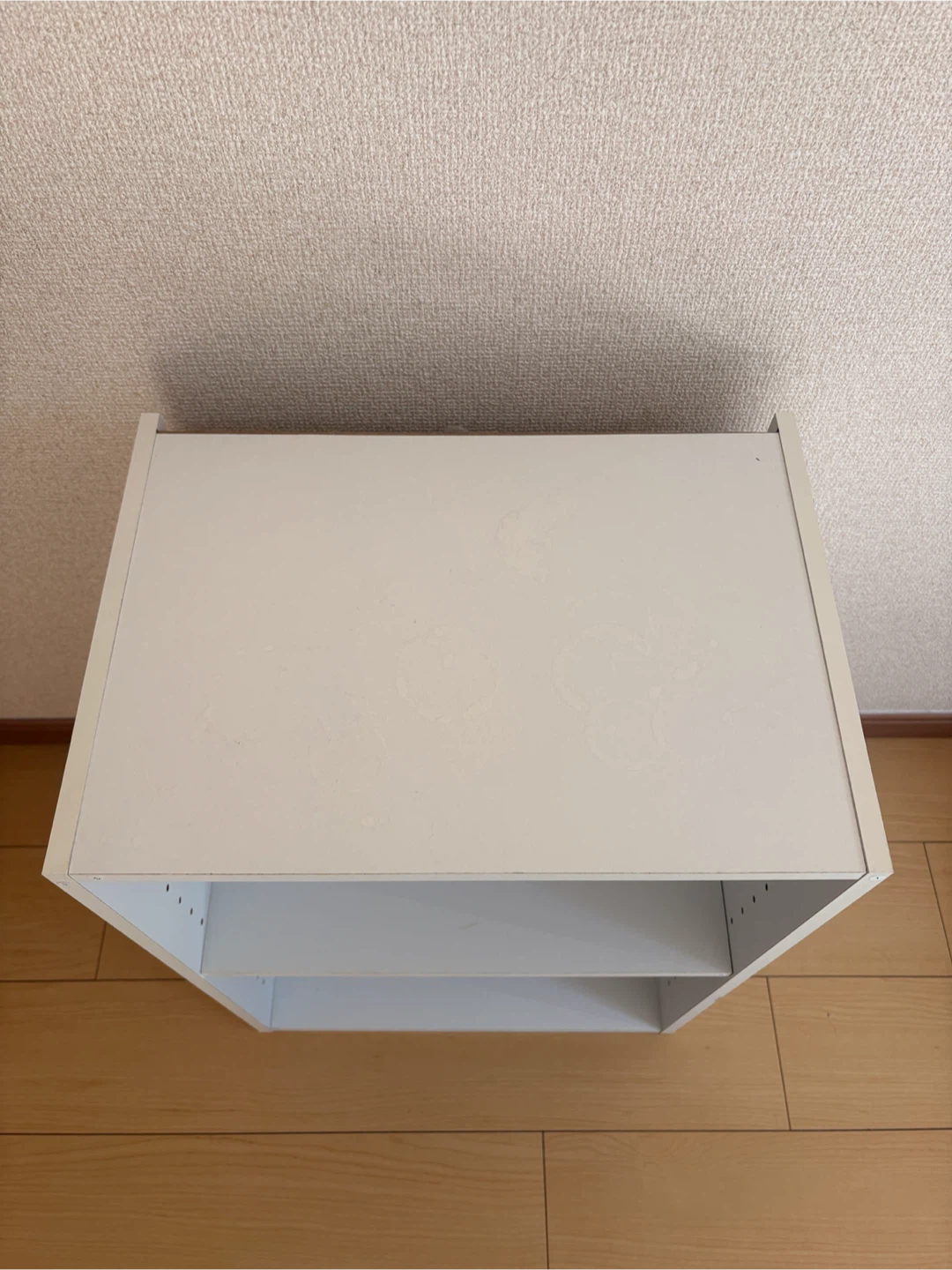 ホワイト シンプル 2段カラーボックスの写真2枚目