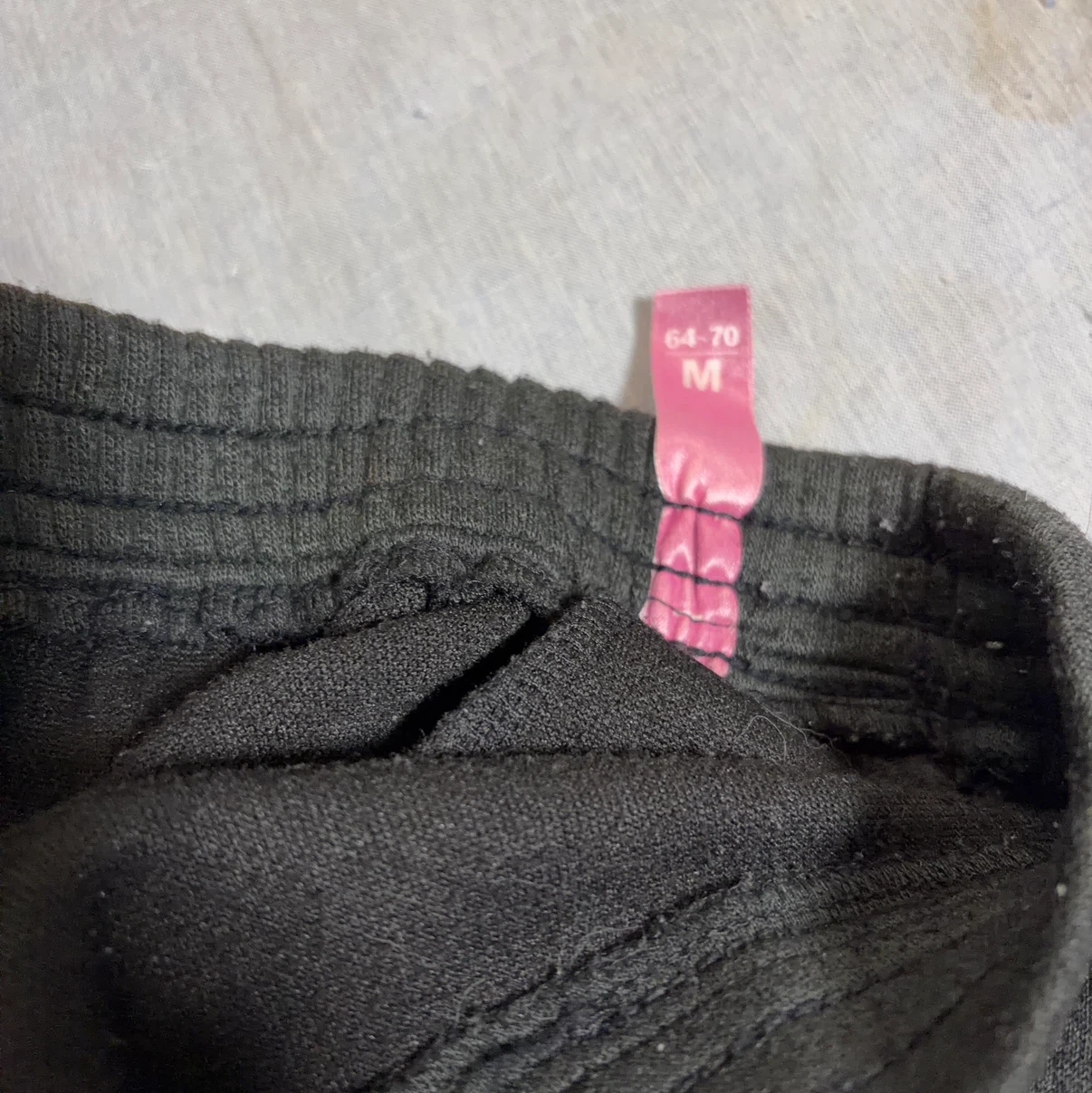 レディース スウェットパンツ ブラック Mサイズの写真2枚目