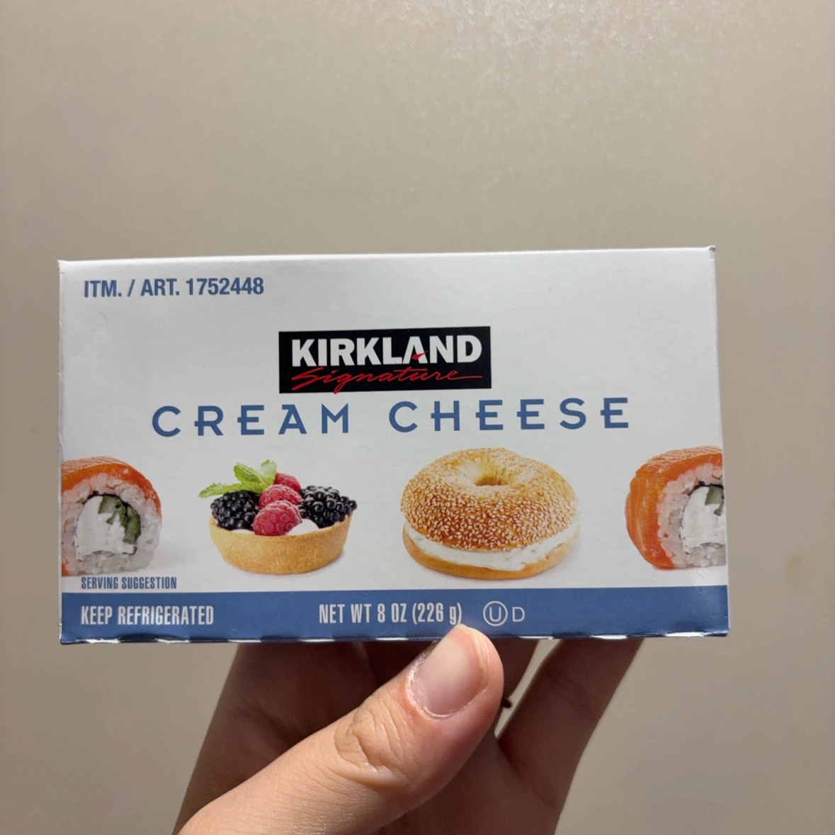 カークランド クリームチーズ 226g