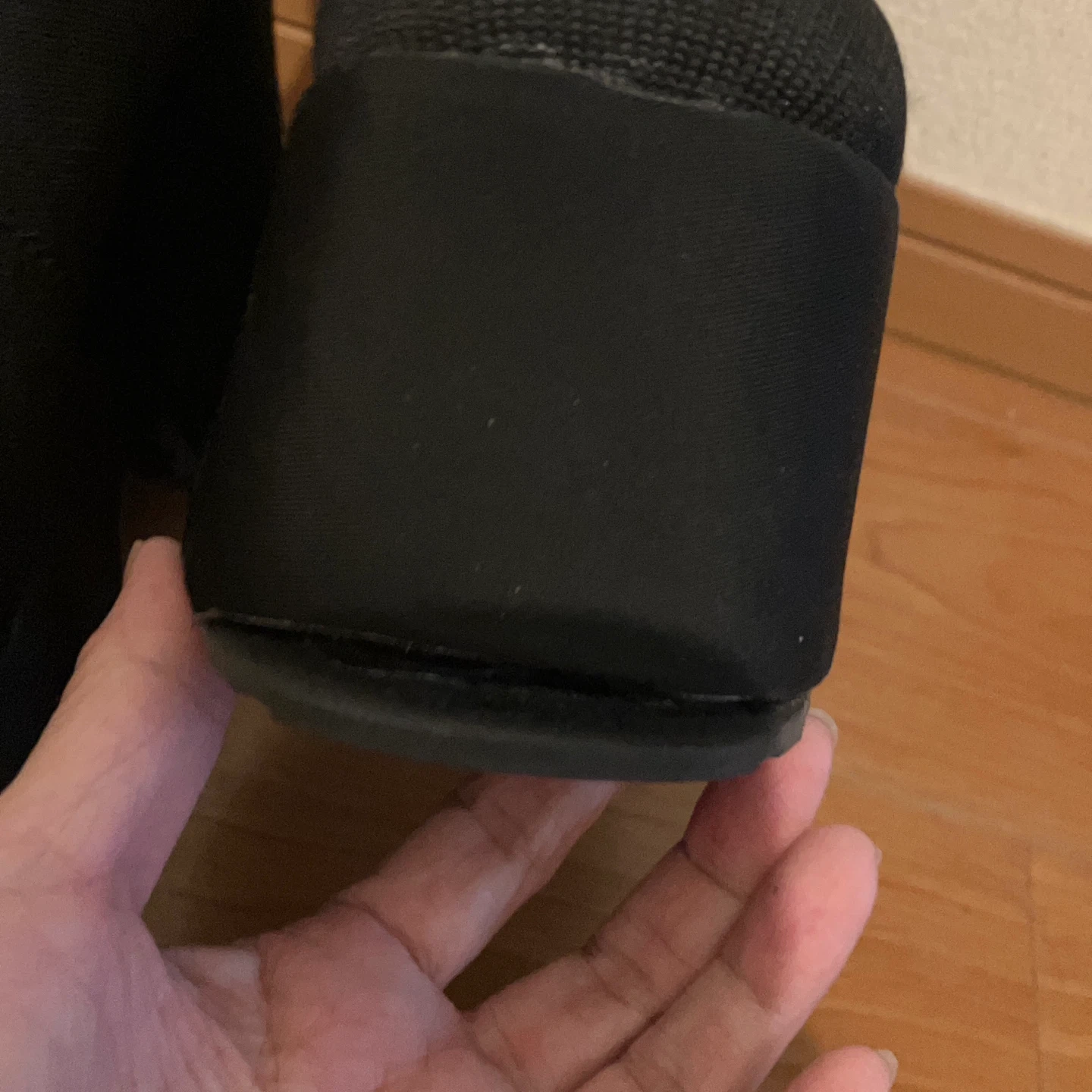 厚底 ソックスブーツ ブラック 24センチの写真4枚目
