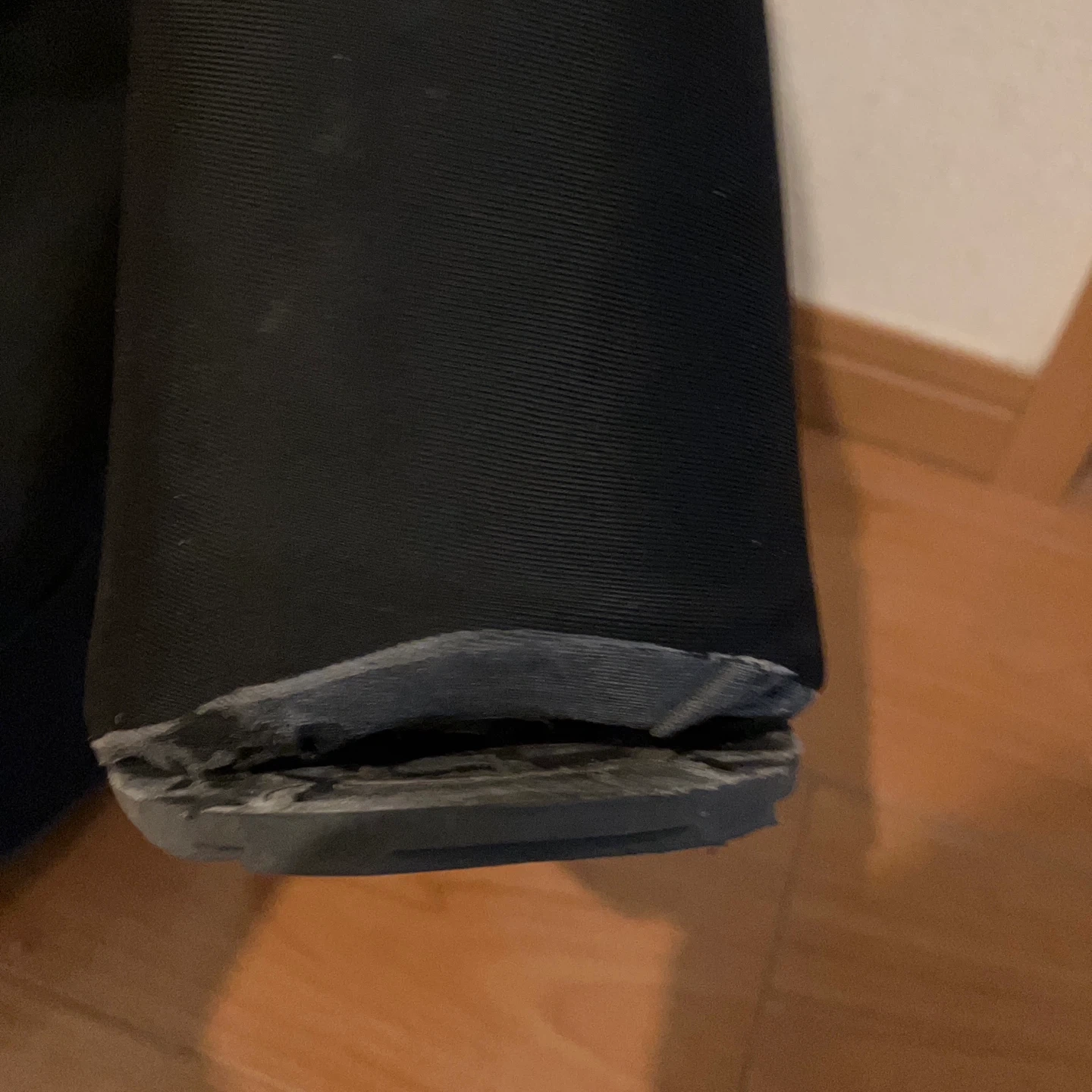 厚底 ソックスブーツ ブラック 24センチの写真5枚目