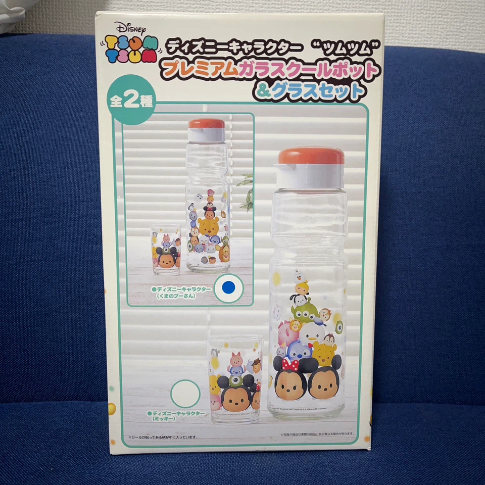 ディズニー ツムツム ガラスクールポット&グラスセット