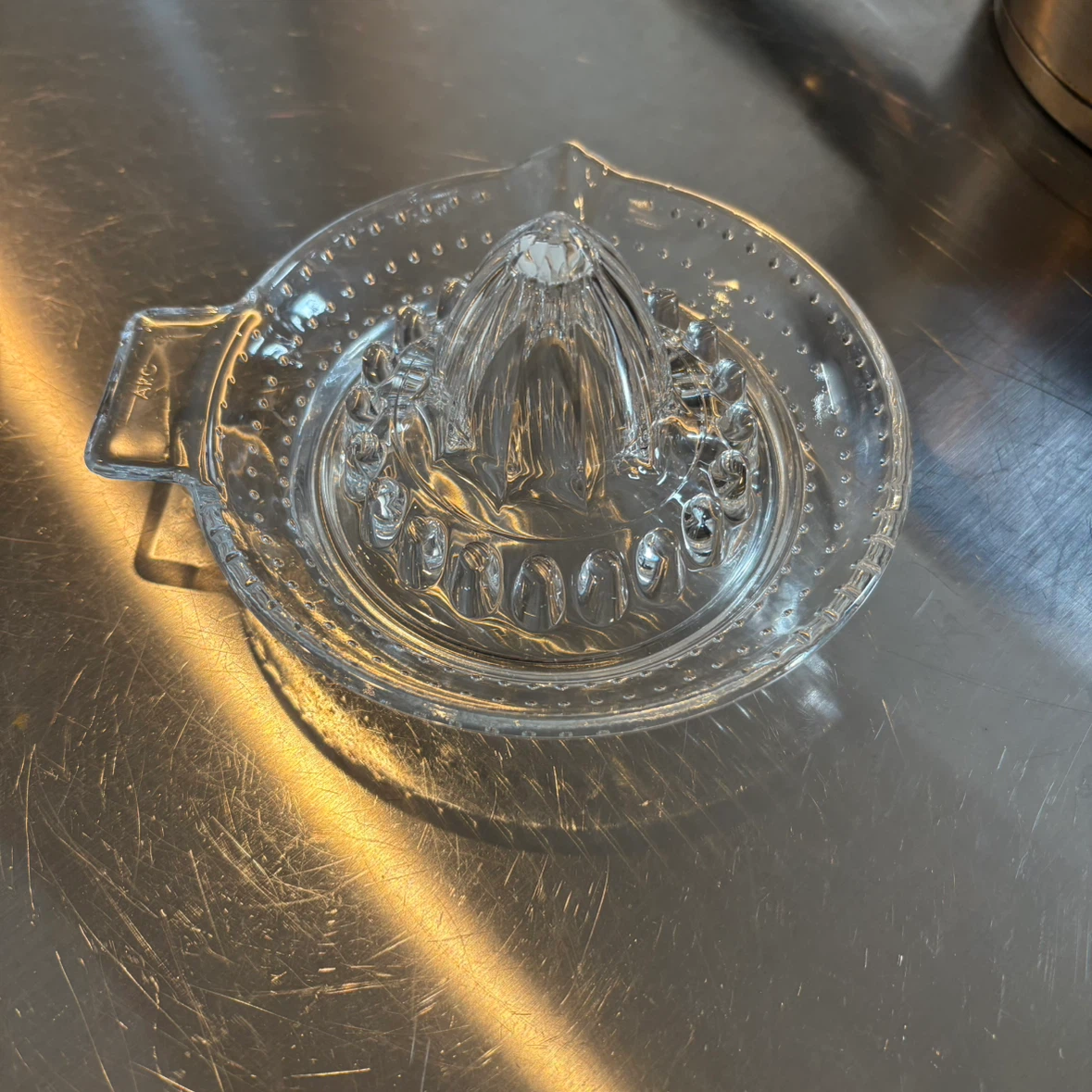 ガラス製 レモン絞り器
