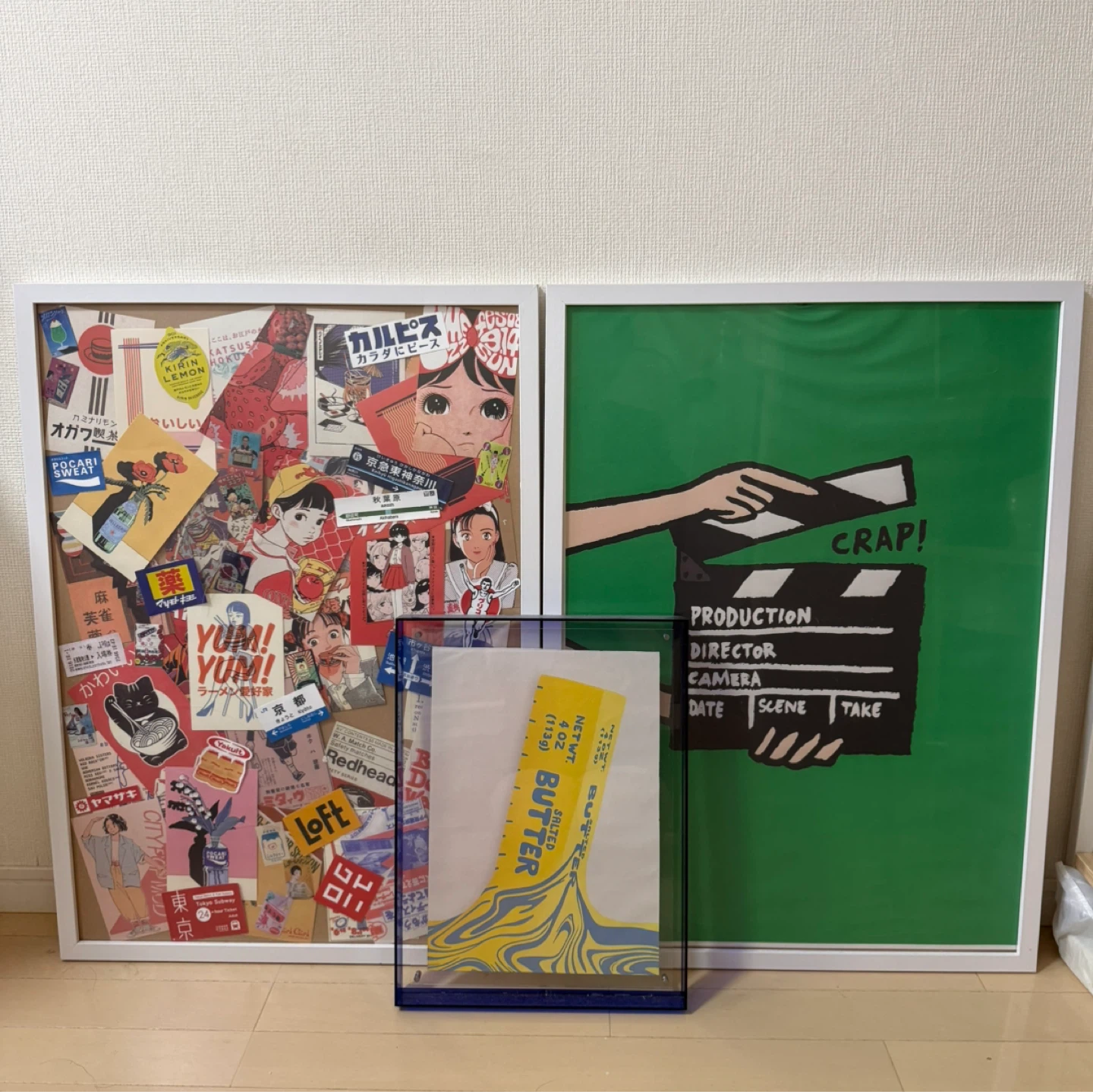 アートポスター 額装3点セット レトロポップ