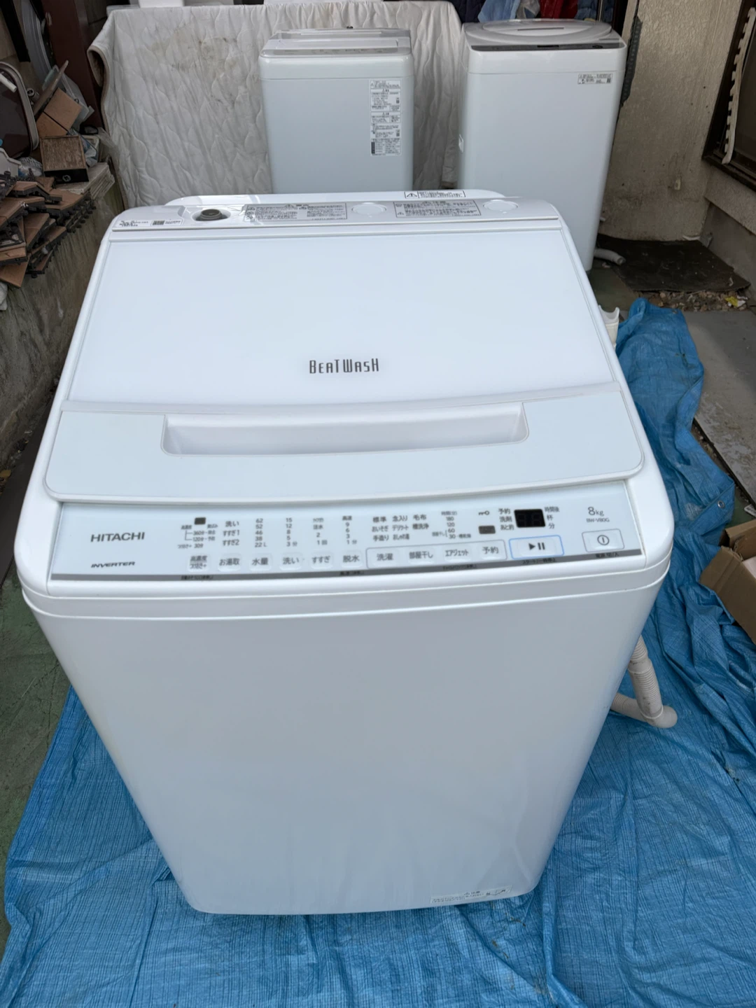 日立 ビートウォッシュ BW-V80G 8kg 2021年製の写真4枚目