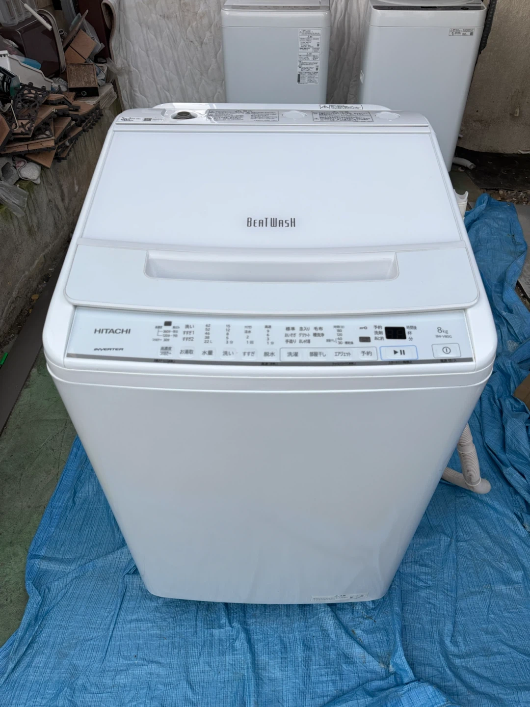 日立 ビートウォッシュ BW-V80G 8kg 2021年製の写真7枚目