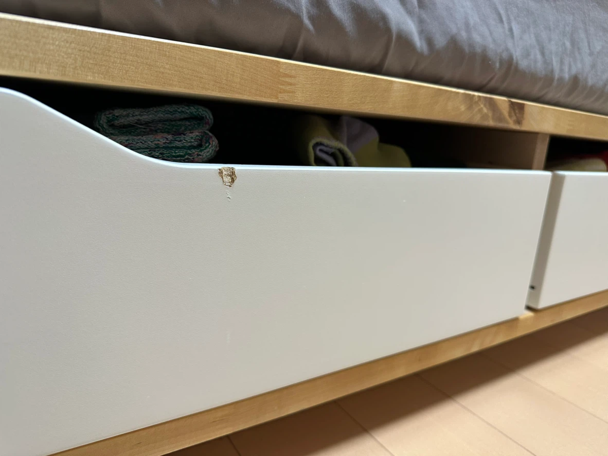 IKEA MANDAL × コアラマットレスプラス（セミダブル）の写真5枚目