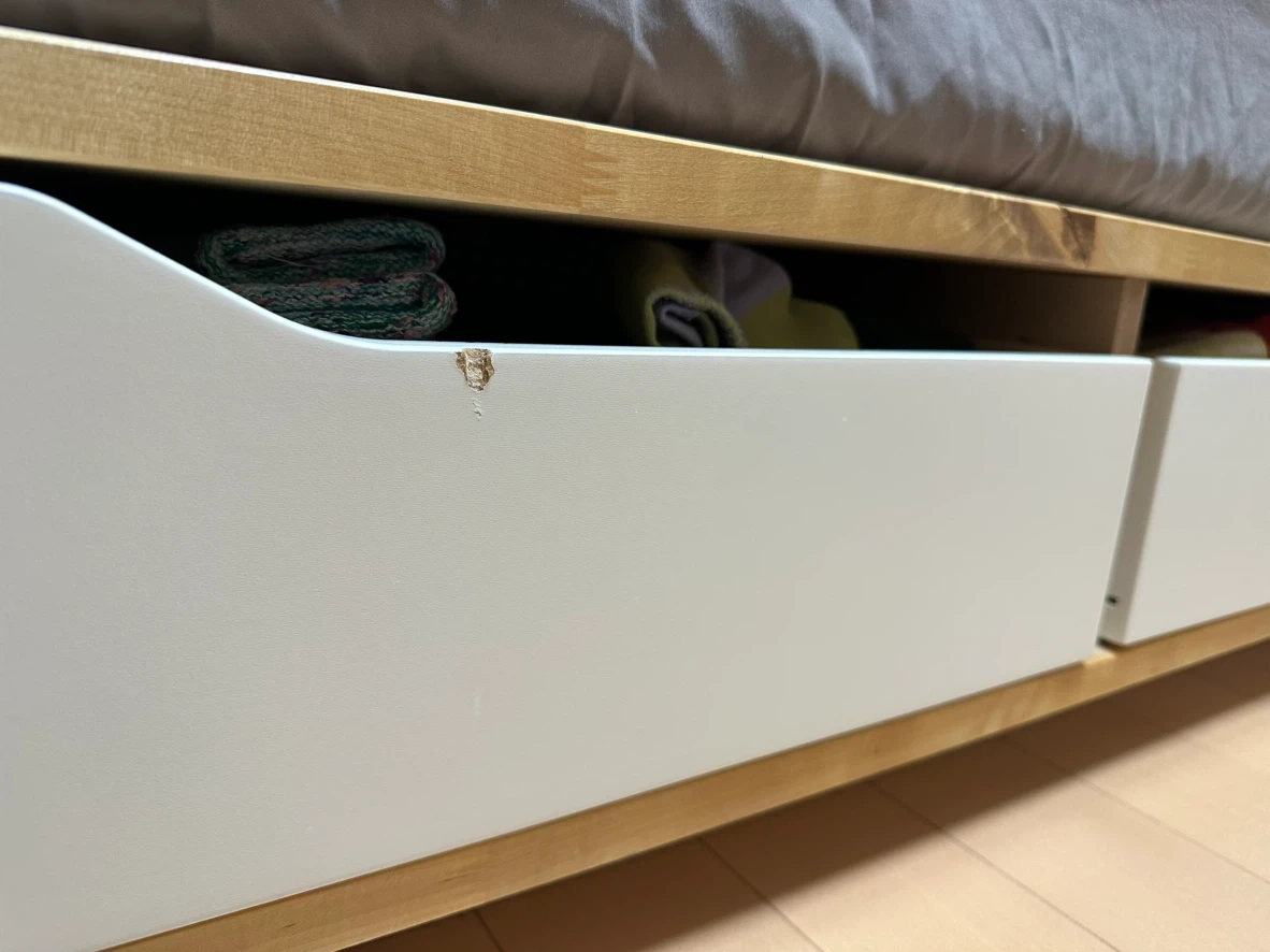 IKEA MANDAL × コアラマットレスプラス(セミダブル)の写真5枚目
