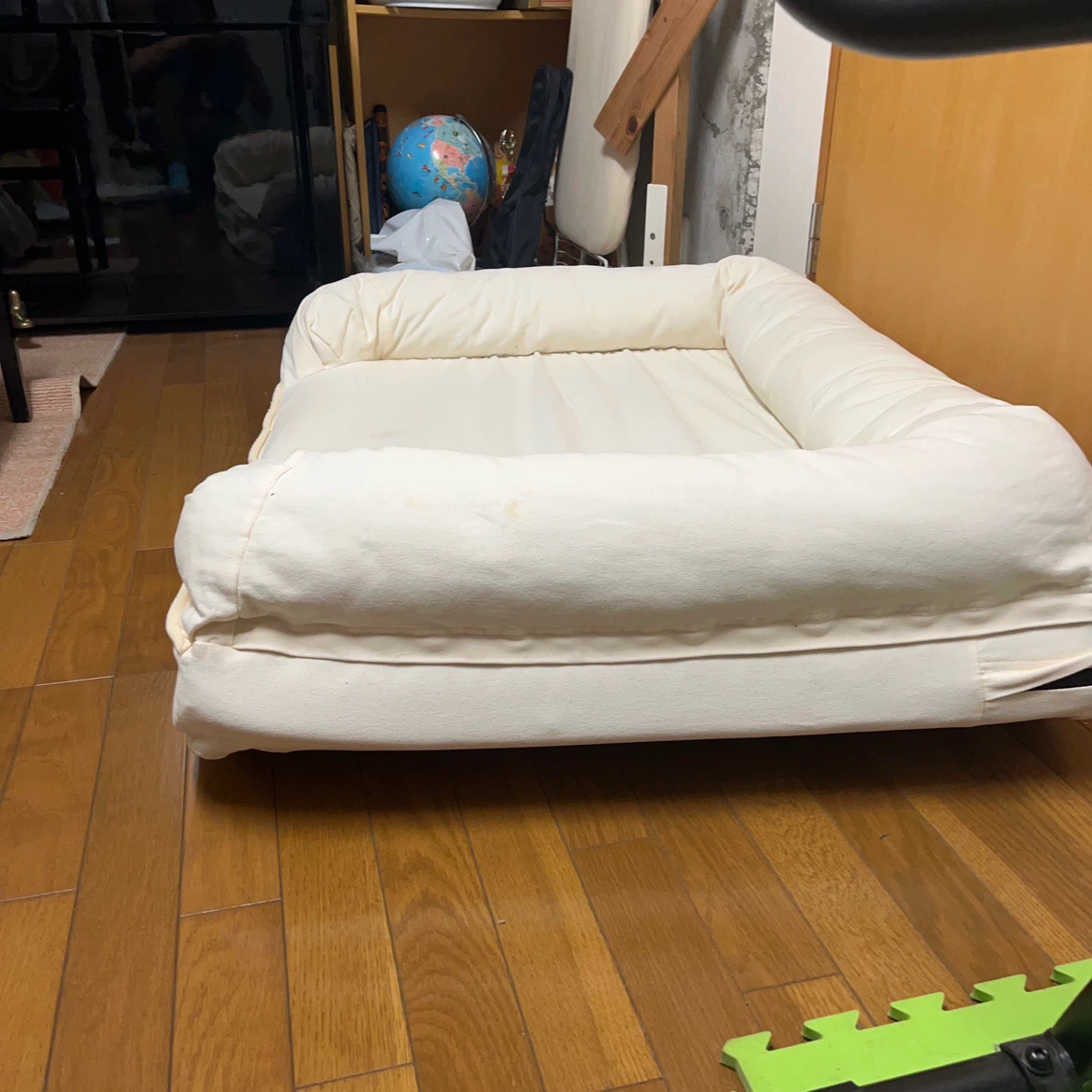 エムール ペット犬用3Dベッド XL アイボリーの写真2枚目