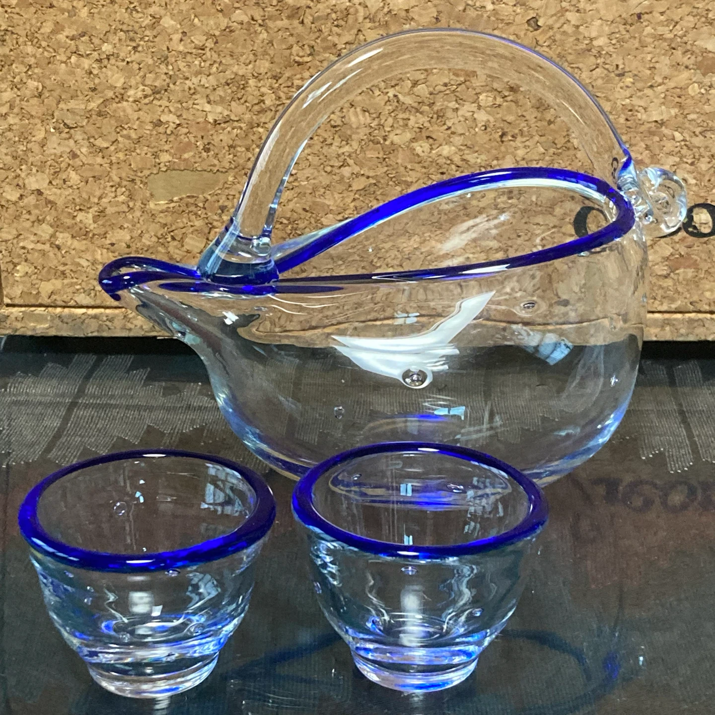 ガラス　冷酒器　お猪口