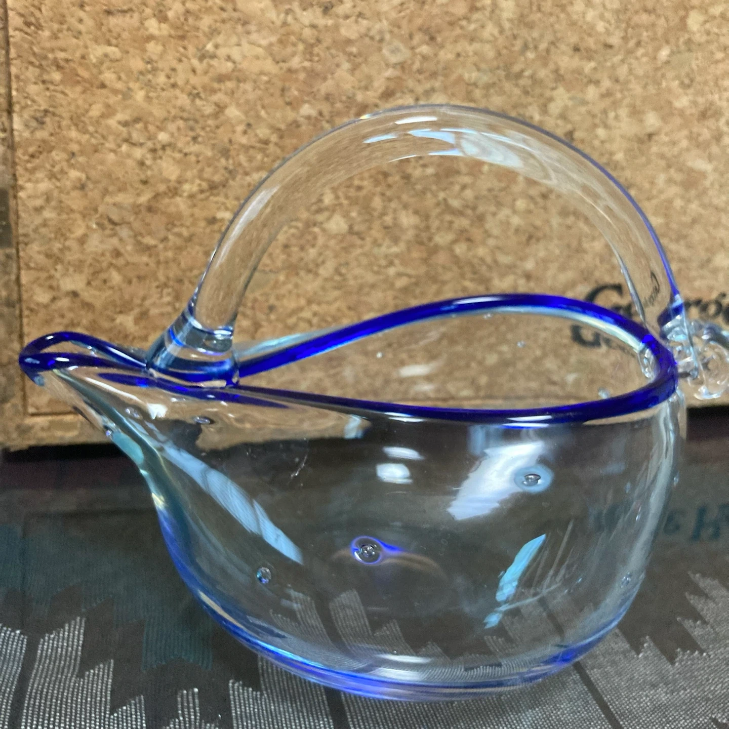 ガラス 冷酒器 お猪口の写真2枚目