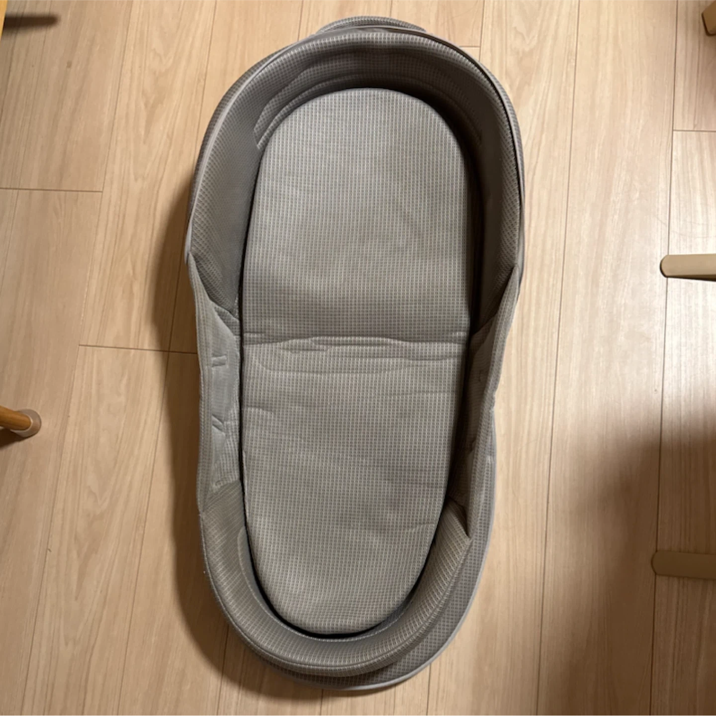 ネオママイズム 折りたたみベッドインベッド グレーの写真2枚目