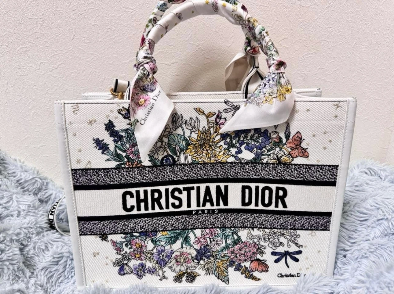 完売品 Diorブックトートミディアム スカーフ×2
