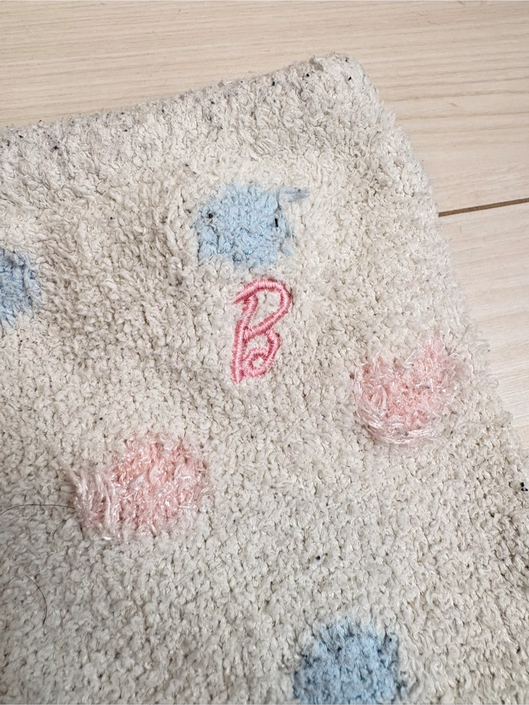 Barbie もこもこソックス 靴下 水玉柄の写真3枚目