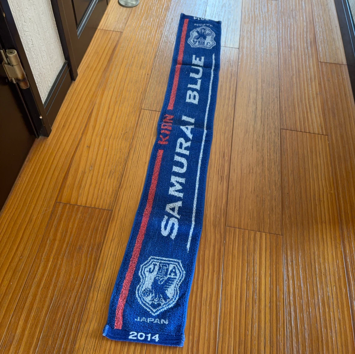 サッカー日本代表 タオルマフラー 2014 サムライブルー