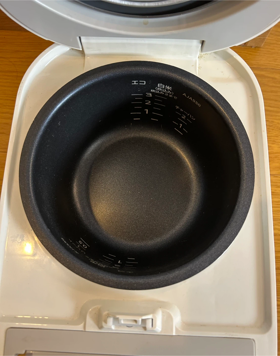タイガー 炊飯器 3合 tacook JAJ-A552 同時調理可能の写真4枚目