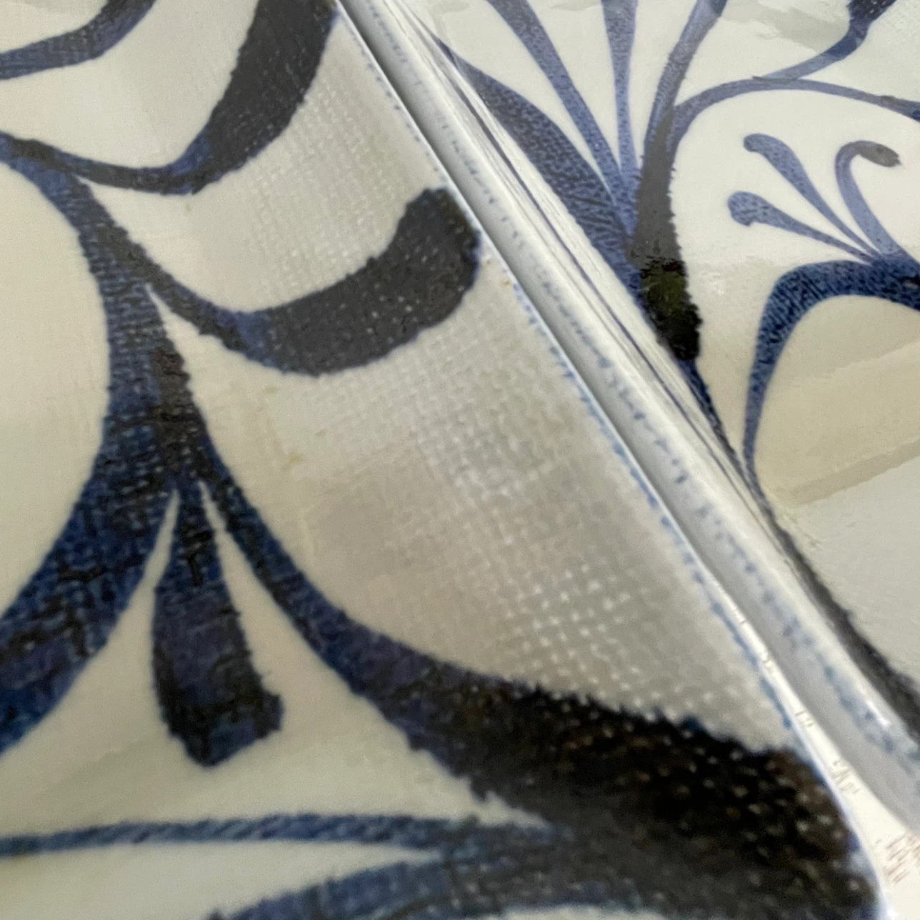 和食器 角皿 2枚セット 染付の写真3枚目