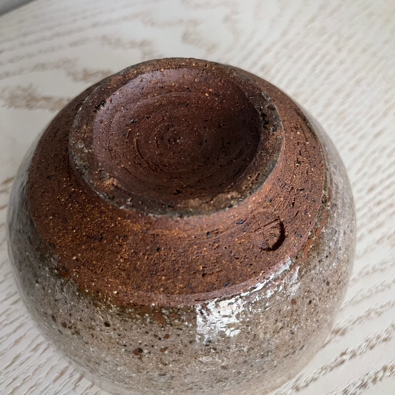 陶器 抹茶碗 茶道具 ブラウンの写真3枚目