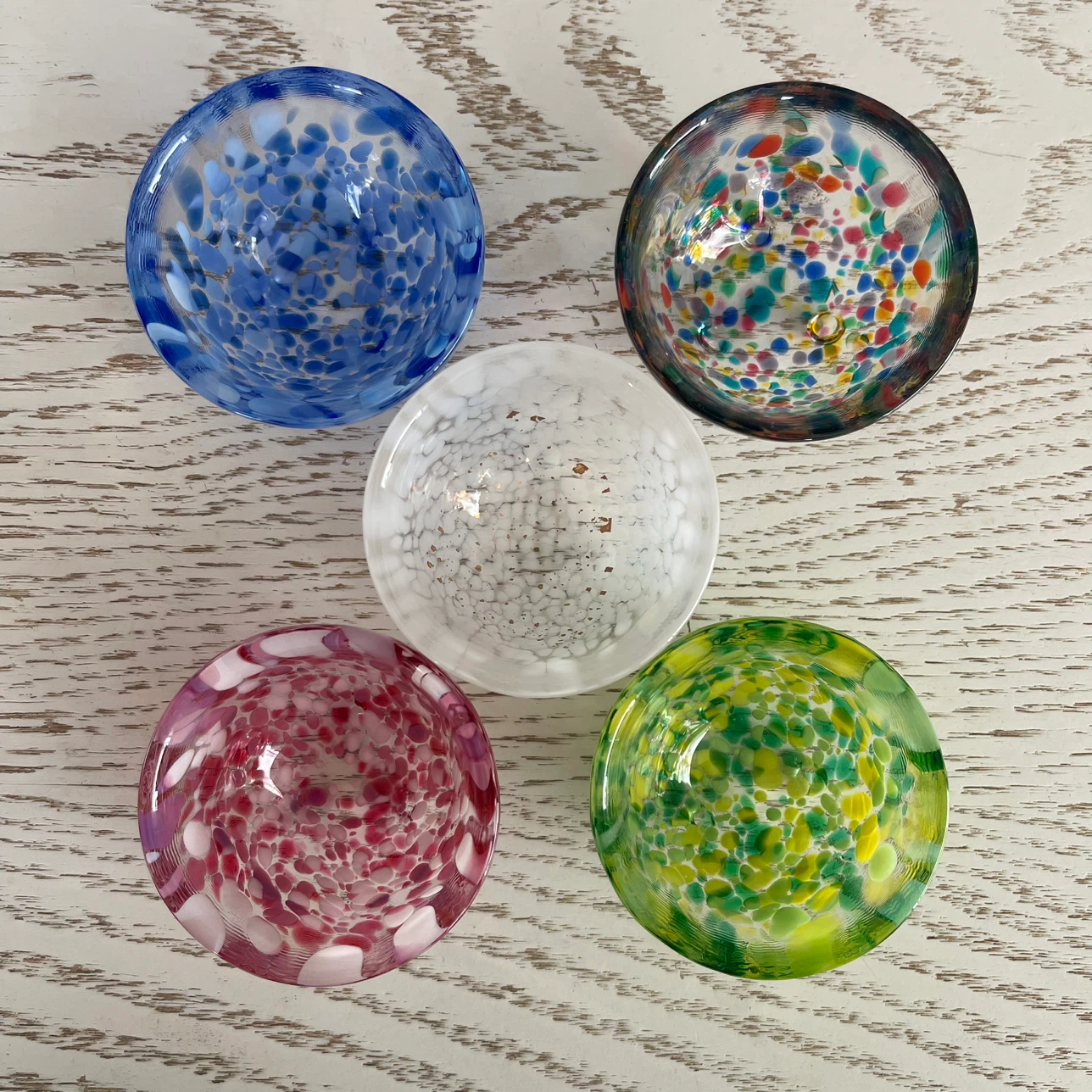 びいどろガラスぐい呑み5個セットの写真3枚目