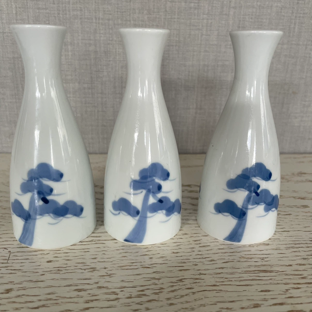 徳利 3本セット 松絵 陶器 酒器の写真2枚目
