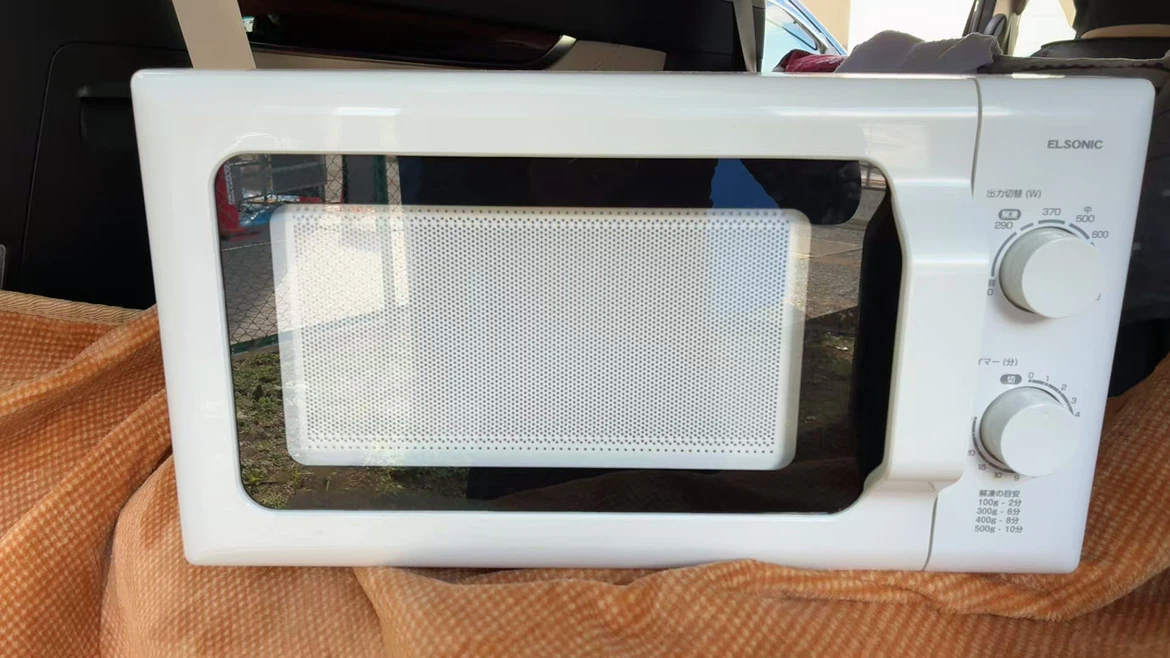 エルソニック 電子レンジ ホワイトの写真2枚目
