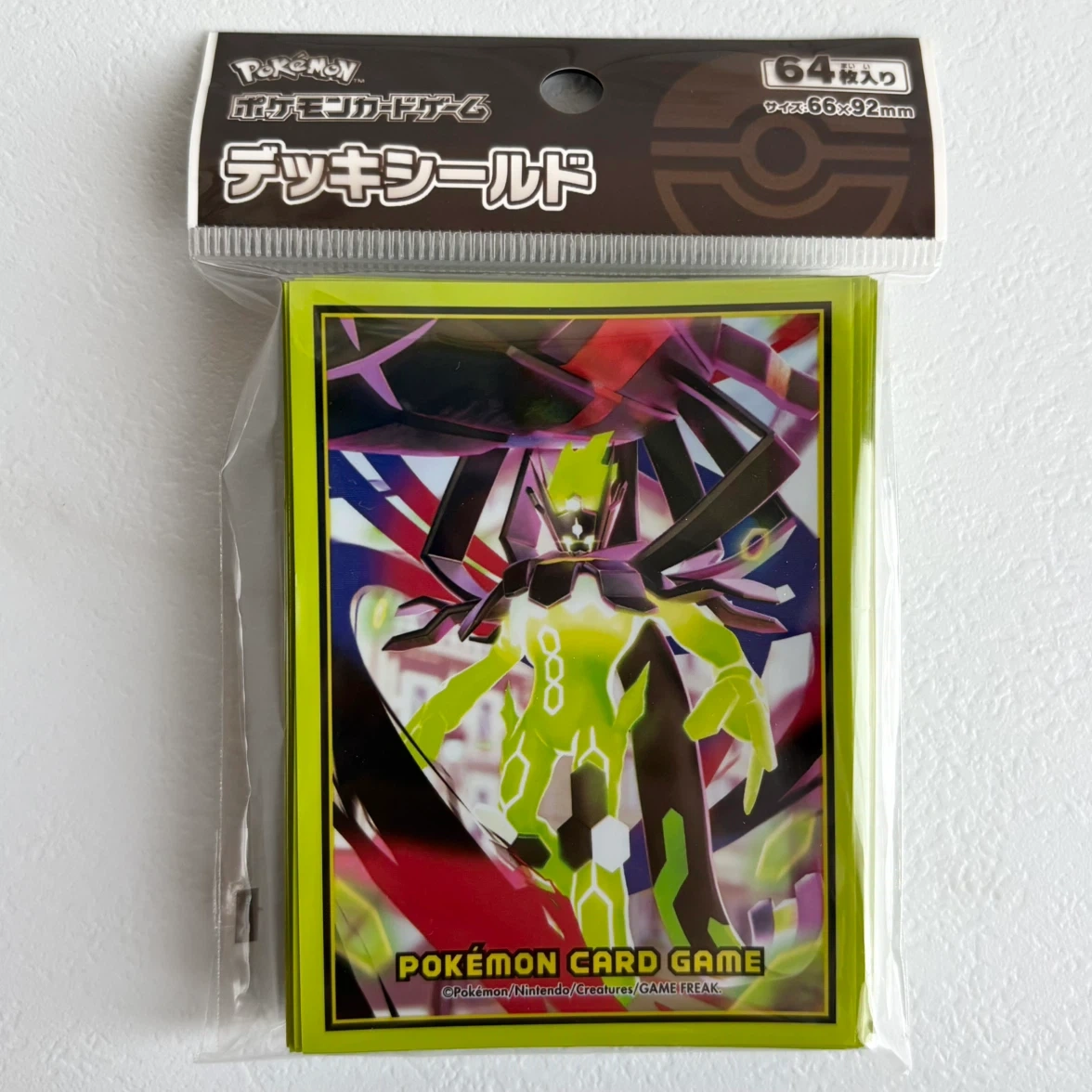 新品☆ポケモンカードゲーム デッキシールド メガジガルデ 64枚 スリーブ