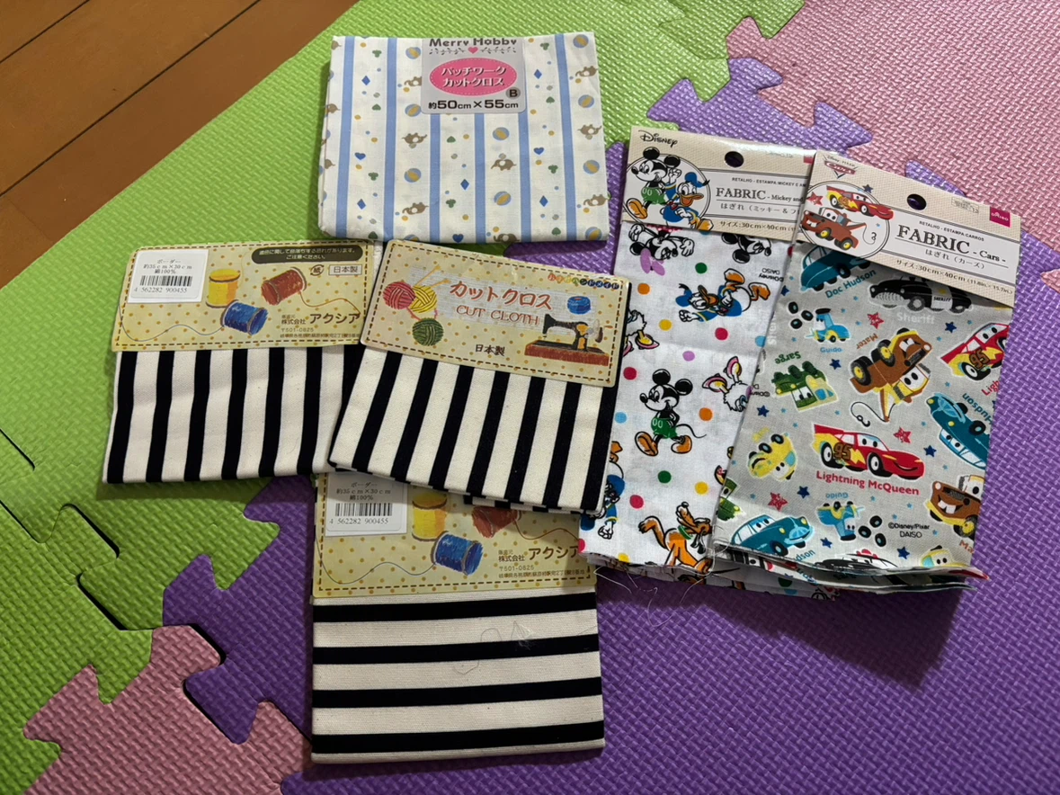 カットクロス はぎれ まとめ売り ディズニー柄など