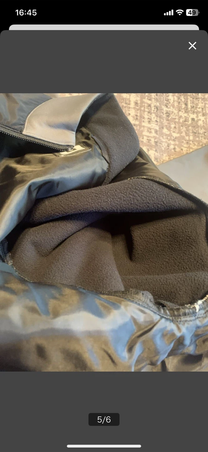 新品タグ付　フットジョイ 中綿ジャケット 2XL チャコール/ブラックの写真6枚目