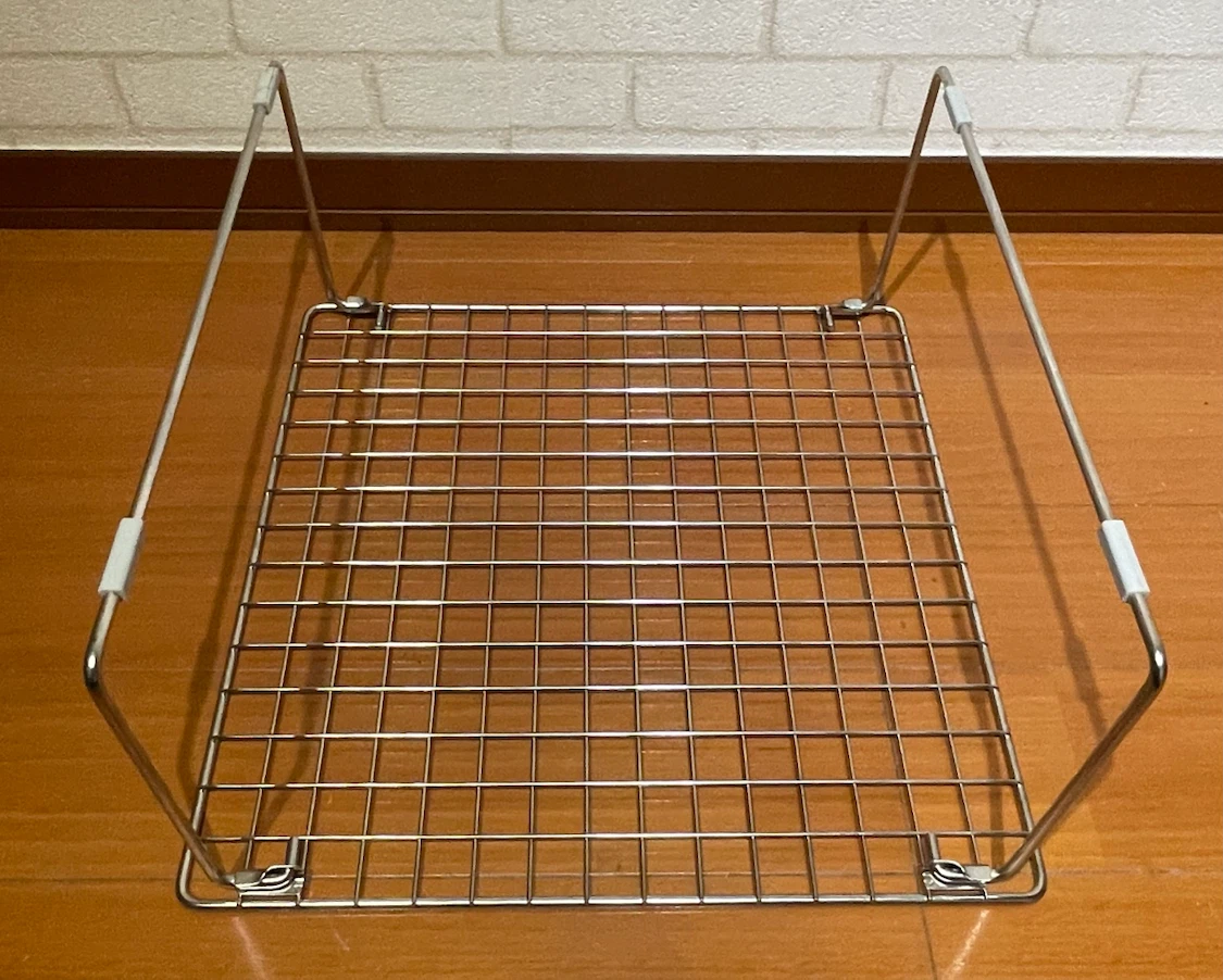 無印良品 ステンレスワイヤーバスケット1x2個、ステンレスシンク下収納 特大　セットの写真6枚目