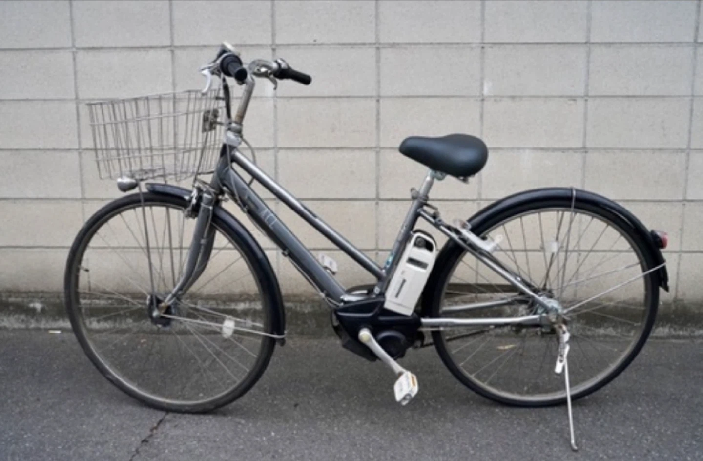 電動アシスト 電動自転車 ブリヂストン 27インチ アシスト 1人乗り 自転車 シルバー