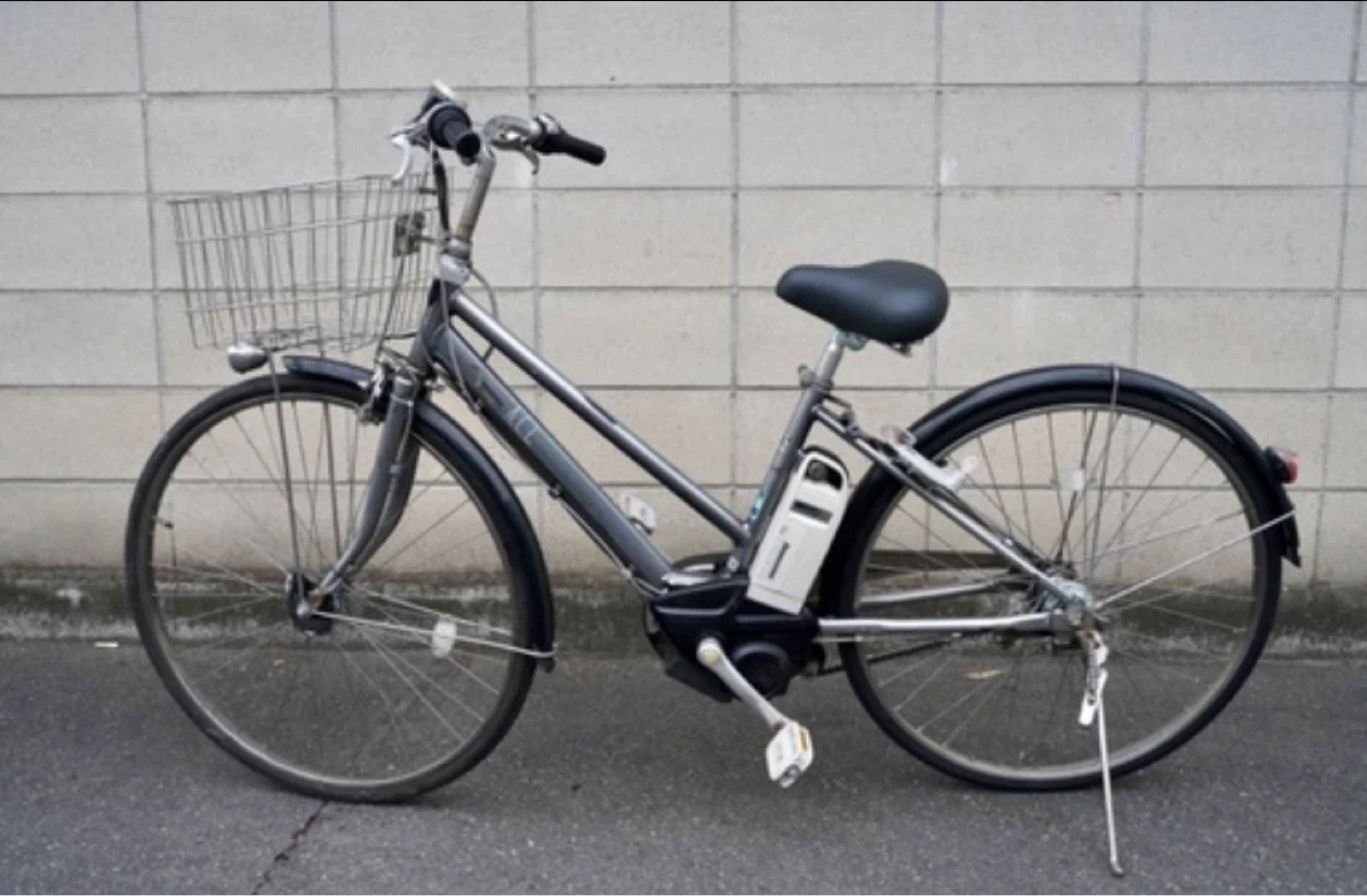 電動アシスト 電動自転車 ブリヂストン 27インチ アシスト 1人乗り 自転車 シルバー