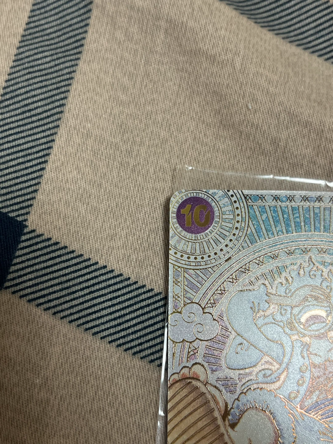 ワンピースカード モンキー・D・ルフィ SEC 金背景　3周年の写真2枚目