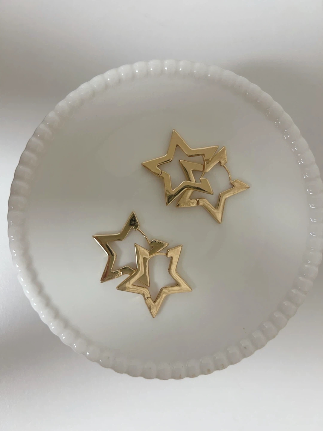 スターモチーフ フープピアス 2ペア