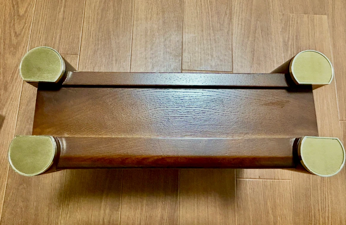 【美品】昭和レトロ シチズン 高級木枠 置き時計 8RG202 動作確認済の写真5枚目