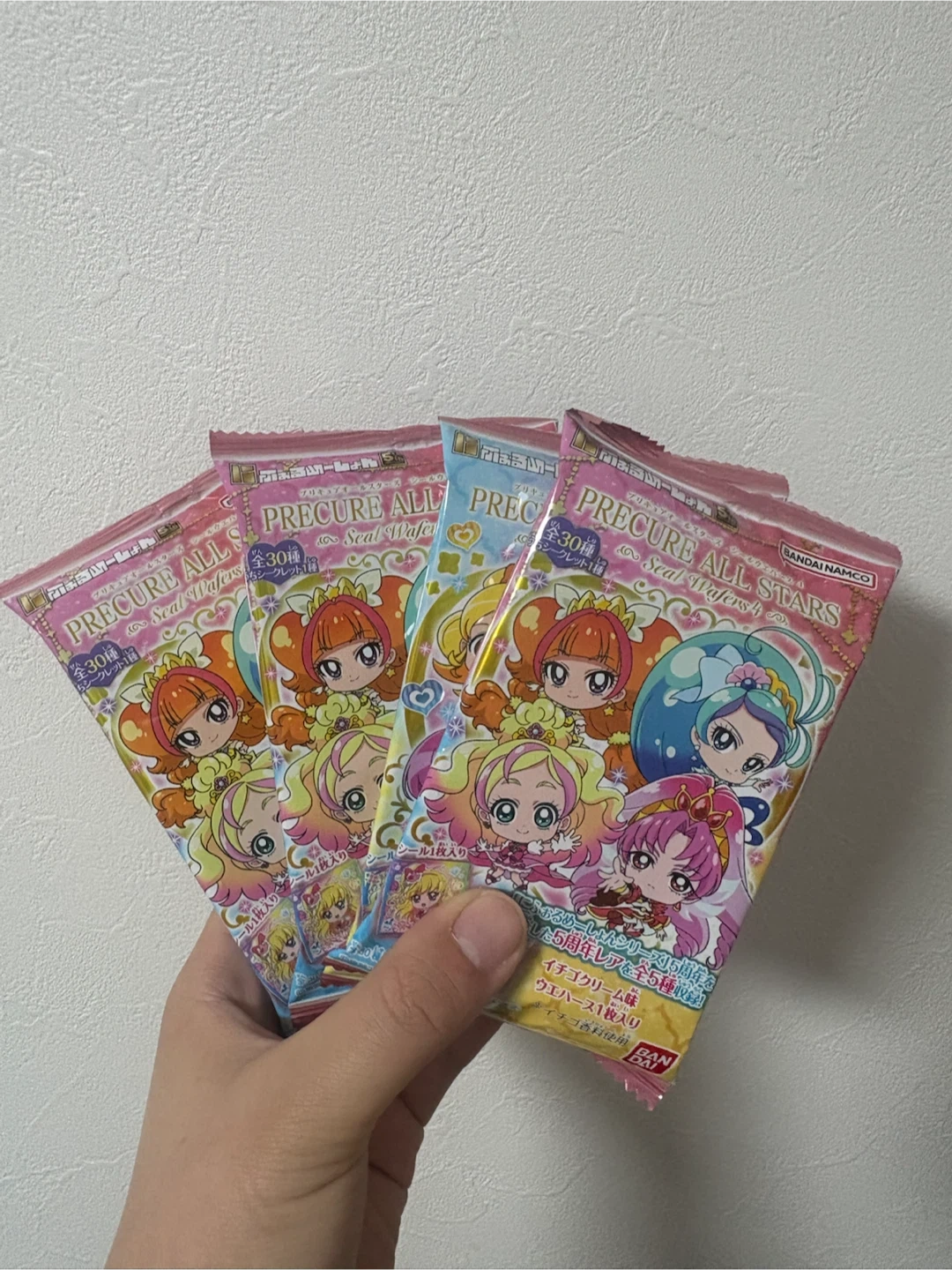 プリキュア オールスターズ シールウエハース 4個