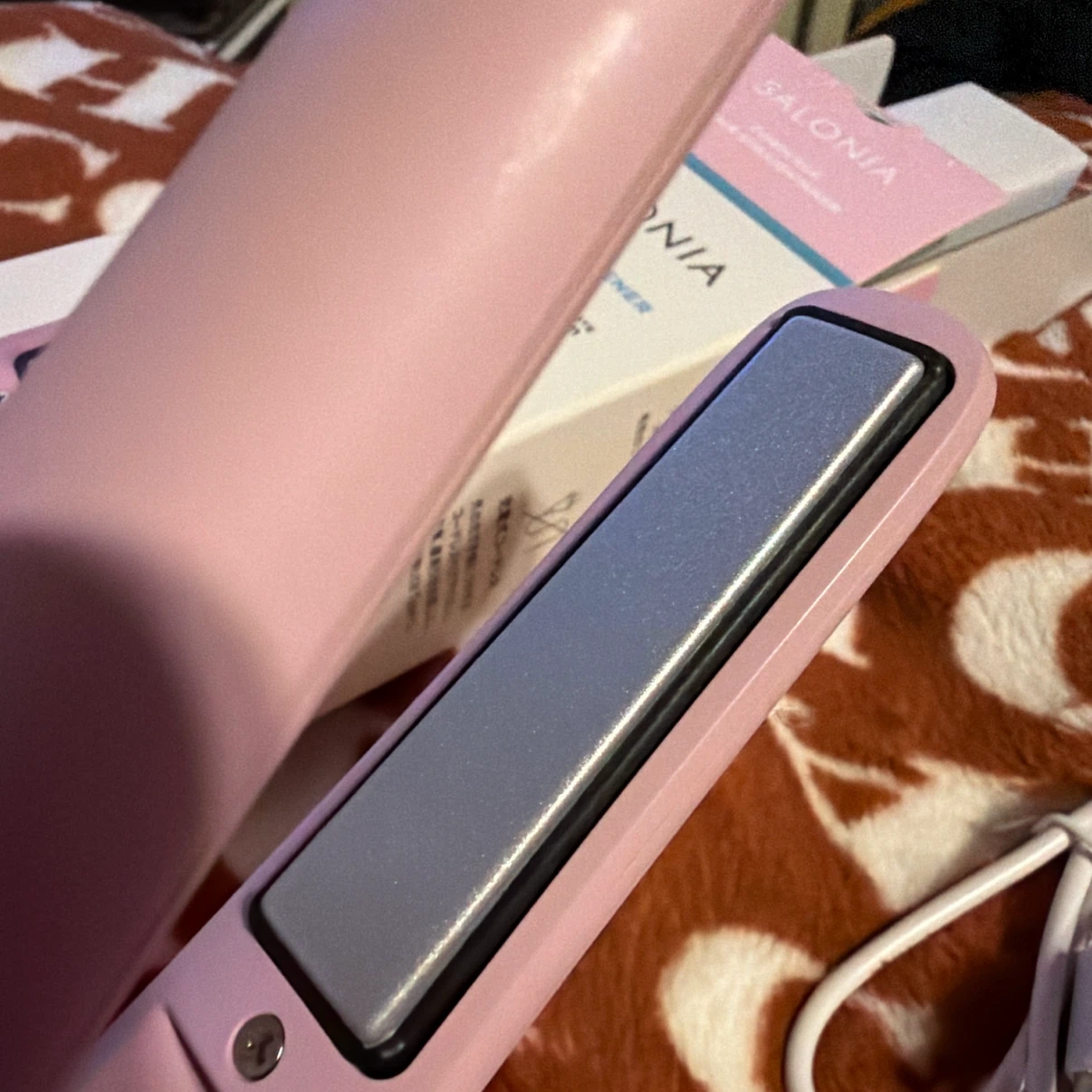 半額以下にしました🎀ほぼ新品🩷美品💇‍♀️サロニア コードレスヘアアイロン ピンク バッテリーなしの写真5枚目